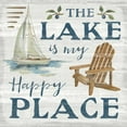 thumbnail image 2 of Vassileva, Silvia 12x12 Black Ornate Wood Framed with Double Matting Museum Art Print Titled - Lakeside Retreat IX, 2 of 4