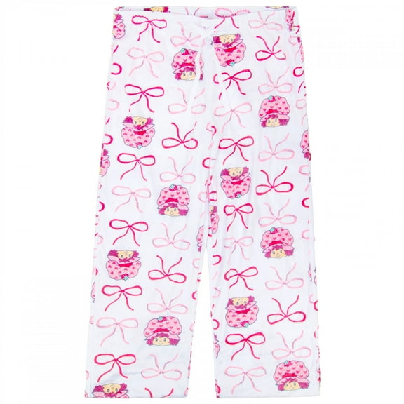 Strawberry Shortcake Bows All Over Print Sleep Pants-Small (28-30)
