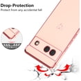 thumbnail image 3 of for Google Pixel 7a Case,Cute Plating Edge Love Hearts Pattern with Camera Lens Protection Phone Cover for Google Pixel 7a 6.1 inch,Pink, 3 of 15