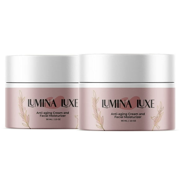 (2 Pack) Lumina Luxe - Anti-Aging Cream and Moisturizer - Ingredients for All Skin Types