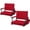 Red, variant on SPECSTAR Stadium Seats with Back Support and Cushion, 2 Pack Portable Bleacher Chairs with Cup Holder and Shoulder Strap