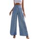 thumbnail image 1 of Pantalones Largos para Mujer,Pantalones Largos para Mujer Pantalones Sueltos De Cintura Alta para Mujer Pantalón De Cintura Alta con Estampado Floral Funcionalidad Versátil, 1 of 6