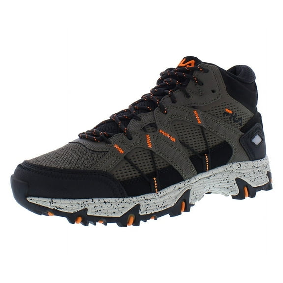 Fila Grand Tier Mid Mens Shoes Size 7, Color: Taupe/Black