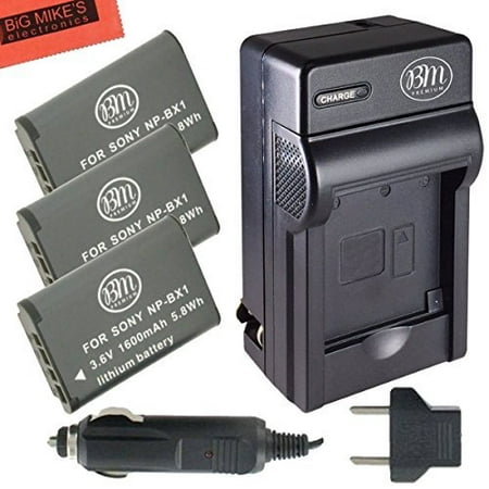 BM Premium NP-BX1 NP-BX1/M8 Battery and Charger Kit for Sony CyberShot