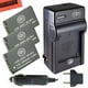 BM Premium NPBX1 Kit de Batterie et de Chargeur NP-BX1/M8 pour Appareils Photo Numériques Sony CyberShot -Comprend 3 Batteries + Chargeur de Batterie – image 1 sur 2