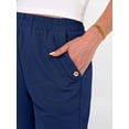 thumbnail image 6 of BAKREP Womens Wide Leg Capri Pants Elastic Waist Casual Loose Lounge Trousers Summer Flowy Beach Vacation Clothes, 6 of 12