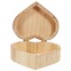 thumbnail image 3 of Caja en forma de corazón, joyero de madera con tapa magnética, estuche para almacenamiento de joyas, organizador de joyas en forma de corazón, contenedor de anillos vacío, 3 of 4