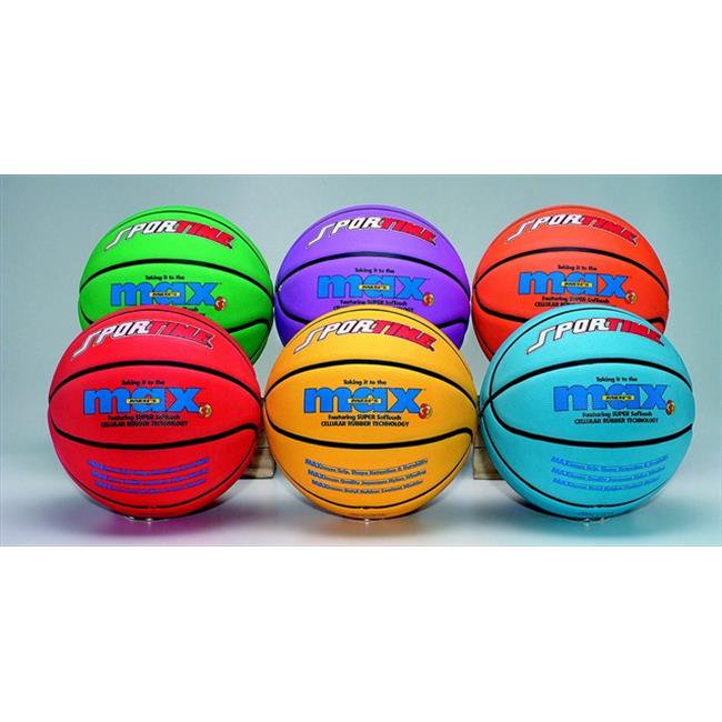 Sportime 016094 Max 28.5 In. Womens Basketballs, Set 6