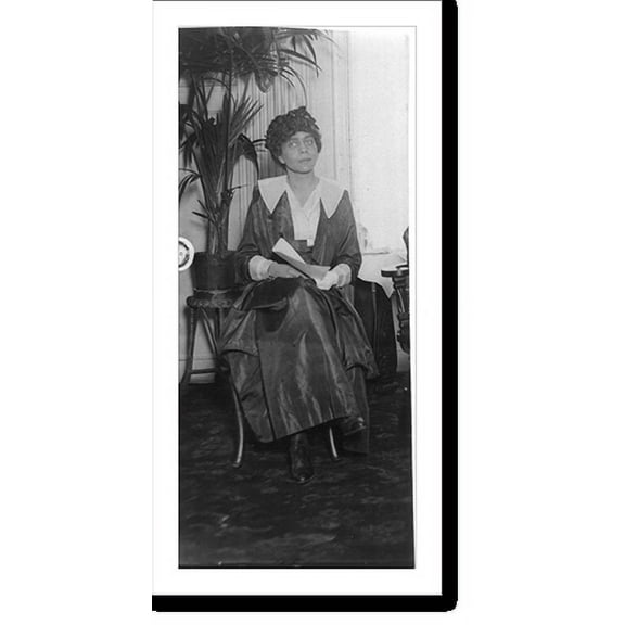Historic Print, [Belle da Costa Greene, full-length portrait, seated, facing right], 16" x 20"