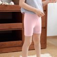thumbnail image 4 of Hurxie Girls Cotton Shorts Leggings Butter Soft Under Dress Short Pants 7 Y Pink, 4 of 7