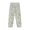 thumbnail image 5 of Xecao Daisies Flowers Men's Straight Lounge Pajama Pants: The Ultimate in Comfortable Sleepwear, 5 of 9