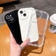 thumbnail image 4 of Funda de silicona suave para iPhone, carcasa transparente ovalada con ondas rizadas, para modelos 16, 15, 14, 13, 12, 11 Pro Max, XR, X, XS, SE, 7, 8, 15 Plus, 4 of 5