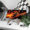 thumbnail image 3 of 1 Pcs 2D Flat License Plate Covers & Frames, Skeleton Playing For Decorative Front, Waterproof For Decoration Aluminum License Plate Covers & Frames Cover For Men Women, 12" X 6", 3 of 6