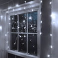 thumbnail image 6 of TUSLUZ 13ft Icicle Christmas Lights 96 LED USB/Battery with Remote Timer Curtain Fairy Lights with 18 Drops Icicle Lights for Wedding Christmas Halloween Party Room Decoration (White), 6 of 6