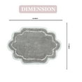 thumbnail image 2 of Home Weavers Allure Collection Bathroom Rug 100% Cotton Tufted Bathroom Rug, Soft and Absorbent Bath Rugs, Non-Slip Bath Rug, Machine Wash Dry Bath Mats for Bathroom Floor- 17"x24" Bath Rug, Gray, 2 of 9