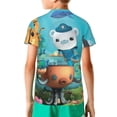thumbnail image 2 of The Octonauts Kids' Short Sleeve T-Shirt Print Tee Shirts For Boys & Girls Summer Casual Wear Fashion Top Blouse X-Large, 2 of 9