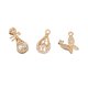 thumbnail image 4 of Jumpingount Pendiente Colgante Pendientes Collar Cobre Colgantes Brillante Adorno Delicado Joyería Hecho A Mano Accesorio Ropa, zapatos y accesorios Miscelánea Gota de agua Jumpingount AP015760-02, 4 of 6