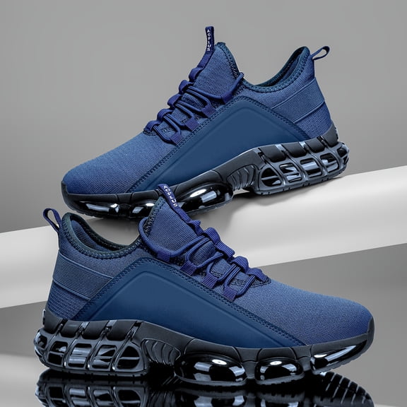 Men's Lightweight Breathable Running Shoes, Cushioned Sports Sneakers for Road Running, Jogging, and Daily Athletic Training
