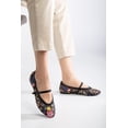 thumbnail image 2 of Fauna - Zapatos planos Mary Jane de malla negra negro 25 CM, 2 of 5