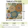 thumbnail image 2 of Colorful Bohemian Design Tablecloth with Stretch Fit for Various Table Settings, 2 of 6