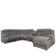 thumbnail image 4 of Sala Modular 6 piezas con porta vasos Marise - Gris Obscuro, 4 of 24