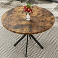 thumbnail image 4 of Recaceik Round Dining Table for 4 People, 39 inch Modern Round Dining Table with Metal Legs, Kitchen Dinner Table for Living Room, Dining Room, 4 of 8