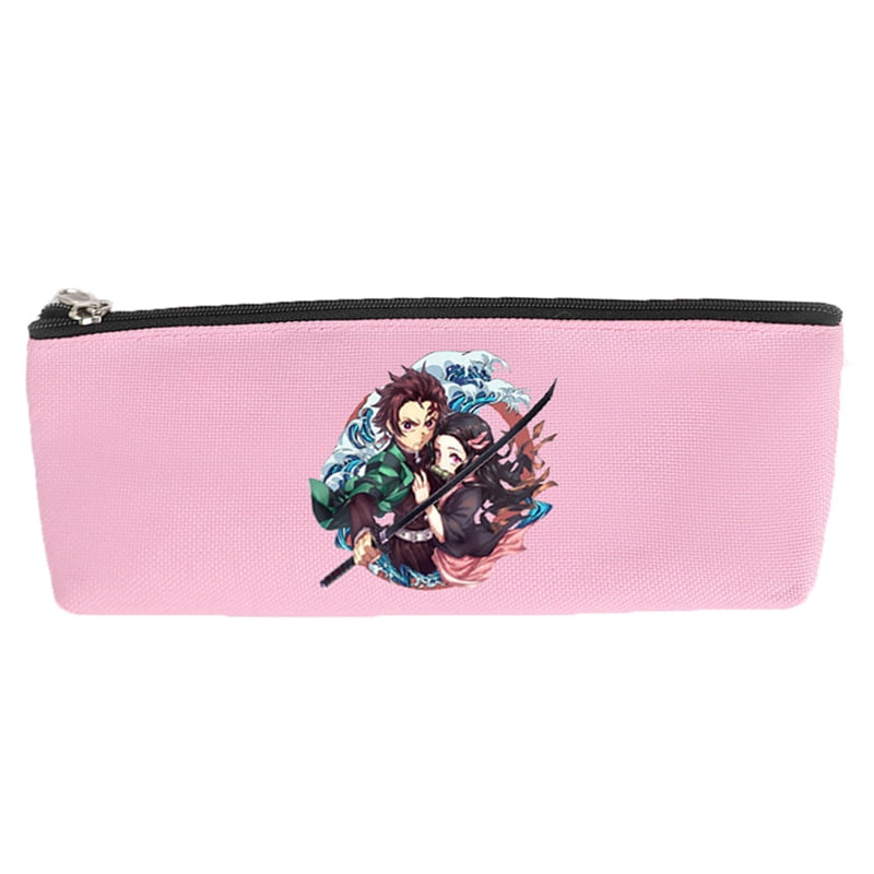 Anime Demon Slayer Kimetsu No Yaiba Cosplay Pencil Case Large Capacity