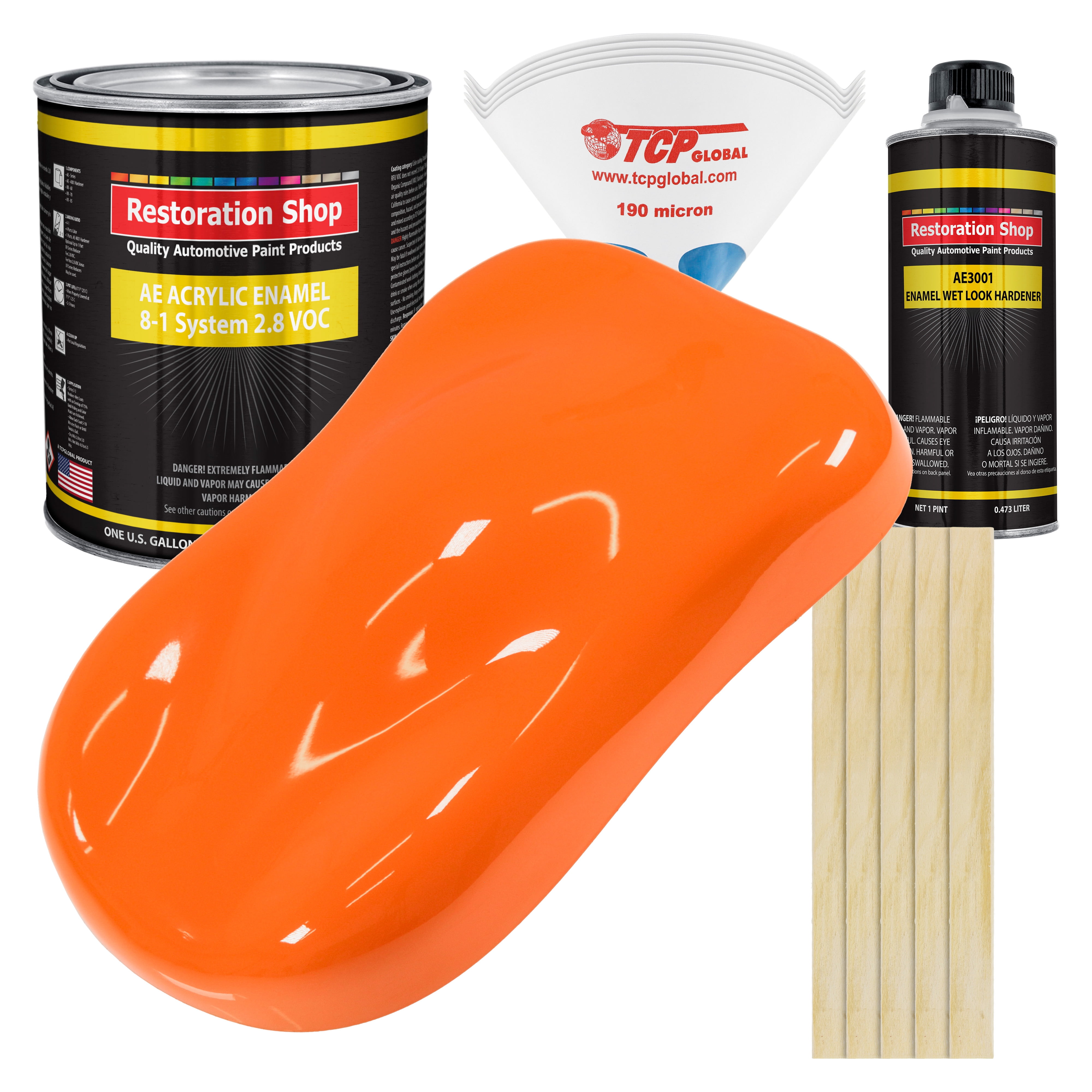 Restoration Shop - California Orange Acrylic Enamel Auto Paint