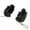 Black, variant on AOOOWER Controller Left Right Game Controller Mouse Holder Ergonomic Game Handle Bracket