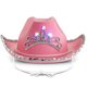 thumbnail image 3 of Fanáticos del sombrero de vaquero rosa con sombrero de vaquero occidental para cumpleañera, sombrero de vaquero rosa, 3 of 3