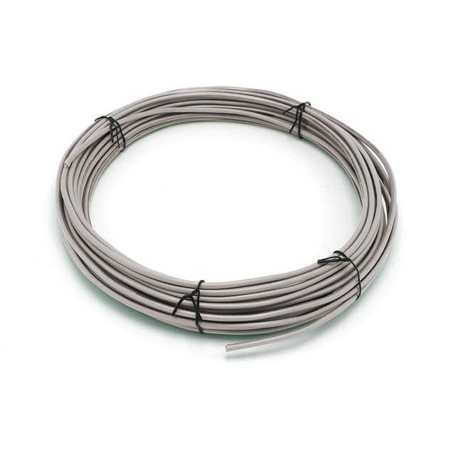 Cable THE CIMPLE CO 14 AWG de cobre sólido THHN, 3 m, gris
