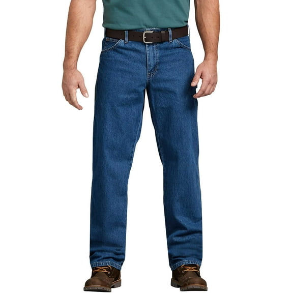 Dickies Men's and Big Men's Relaxed Fit Stonewashed Carpenter Jeans