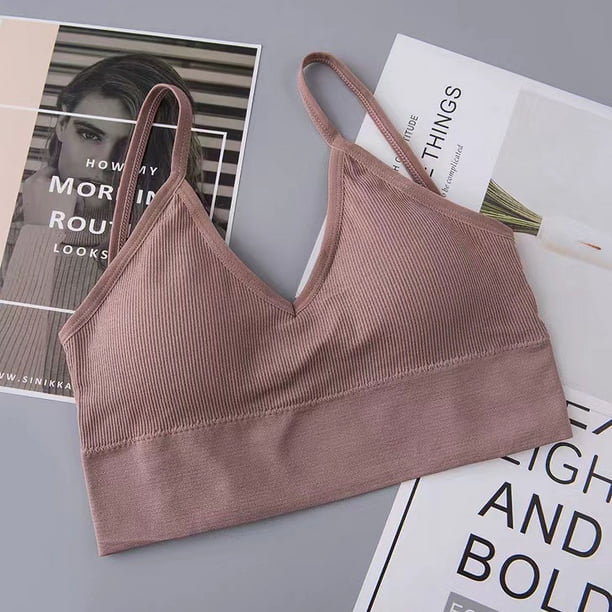 Gran parte superior tipo tubo sin costuras con espalda en U para mujer, para envolver el pecho, para uso interior, para uso exterior, para niñas, sin aros, para ropa interior de mujer