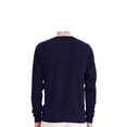 thumbnail image 4 of Hanes Essential Long Sleeve T-Shirt, Men's Crewneck Classic Fit Tee, Athletic Navy, M, 4 of 6