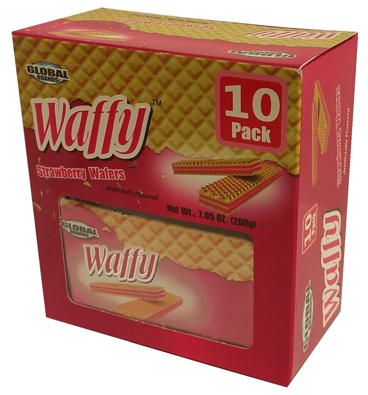 10pk Waffy Wafer Strawberry