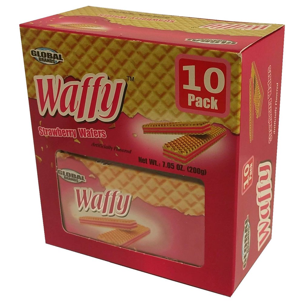 10pk Waffy Wafer Strawberry