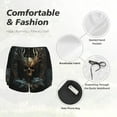 thumbnail image 4 of Pofeuu Vintage Ornate Skull Print Women's Athletic Shorts Running Workout Shorts Tummy Control Quick Dry Gym Shorts with Pockets Double layer sports shorts-XX-Large, 4 of 7