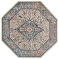thumbnail image 2 of Rugs.com Lola Collection Rug – 8 Ft Octagon Blue Medium Rug Perfect For Living Rooms, Kitchens, Entryways, 2 of 5