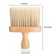 thumbnail image 3 of Cepillo plumero para el cuello con cerdas de fibra suave y mango ergonómico de madera para cortes de pelo., 3 of 5