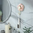 thumbnail image 4 of Flower Shaped Suction Cup Hooks - No Drill Vacuum Hooks for Kitchen, Bathroom, and Wall Organization (Pink), 4 of 5