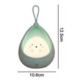thumbnail image 2 of Luz de la noche de la inducción del cuerpo humano, luz de la noche del silicón de la cabecera del guardarropa del dormitorio, 2 of 5