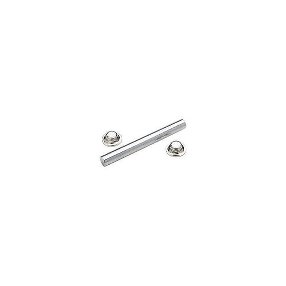 (Price/EA)Seachoice Zinc Plated Steel Roller Shaft Includes 2 Pal Nuts, 55701