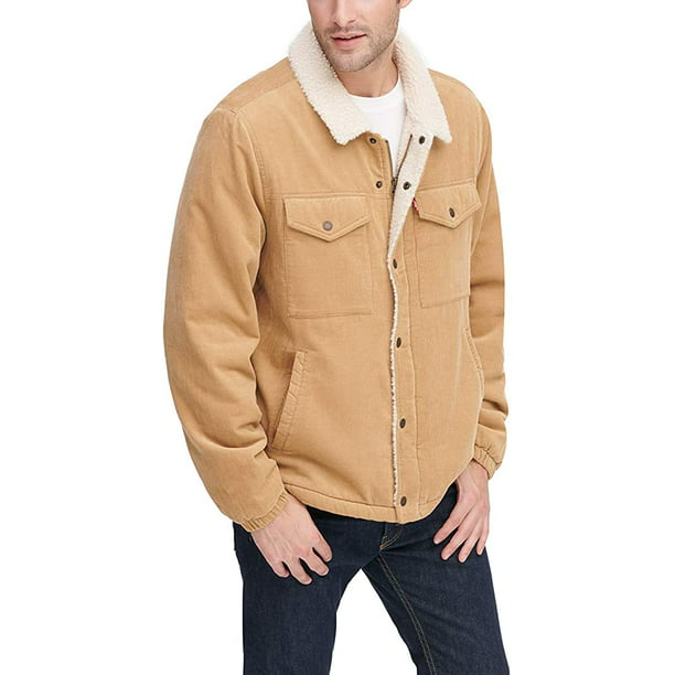 Levi's Men's Corduroy Sherpa Lined Trucker Jacket (Standard and Big & Tall)  