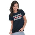 thumbnail image 4 of Puerto Rico VS Everybody PR Flag Womens Slim Fit Graphic Tee Brisco Brands S, 4 of 5
