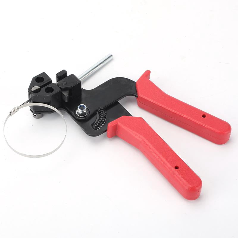 Metal Zip Tie Tool, Heavy Duty Zip Tie Cutter, Fasten and Cut Stainless Steel Cable Ties, for Outdoor Chain Link Fence Ties, Exhaust Pipe and Cables