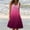 Hot Pink#1, variant on Women's Crew Neck Sleeveless Loose Fit Mini Shift Dress with Pockets Solid Color Casual a Line Sundress Summer Beach Swim Coverup Vacation Daily Dress