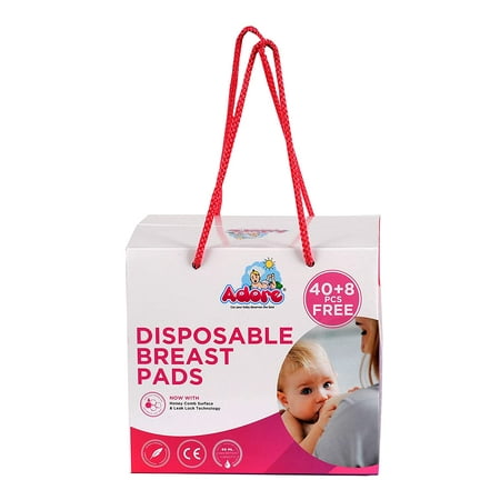 Adore 96 Units Disposable Breast Pads (White)