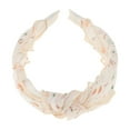 thumbnail image 5 of Unique Bargains 1 Pc Cute Chinese Style Printed Knotted Headband Headbands for Women Beige, 5 of 5