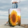 thumbnail image 7 of Yiaed butterflies flying near sunflower in field Print Travel Luggage Cover Suitcase Protector Covers Elastic Luggage Anti-scratch(No luggage included）-X-Large, 7 of 7