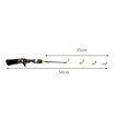 thumbnail image 1 of Caña de pescar telescópica LEO Baitcasting Pesca en hielo Viaje Caña de mar (50 cm) Likrtyny Para estrenar, 1 of 9